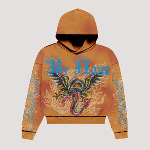 Nueva calidad superior al por mayor 100% algodón polar pulóver hombres Sudadera con capucha calle personalizada y ropa casual Sudadera con capucha para hombres - Product Image 1