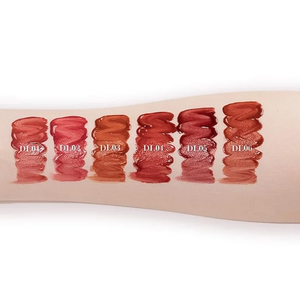 Coréen DL04 Chilli Lipgloss Double Couche Sur Velours Longue Durée Hydratant Haute Pigment Gel Noir Rouge - Product Image 2