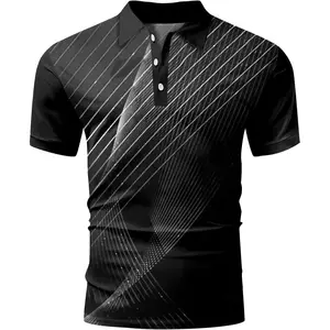 스포츠 드라이 컴포트 골프 남성용 폴로 셔츠 로고 인쇄 승화 블랭크 폴리에스터 골프 티셔츠 남성용 폴로 셔츠 남성용