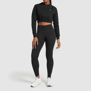 เสื้อครอปสตรีผ้าฝ้ายโพลีเอสเตอร์, สินค้ามาใหม่ไม่หดปักลาย300ก. - Product Image 1