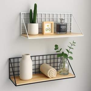 Private Branding Classic Iron Wall Shelf Industrial Rustic <b>Storage</b> Display <b>Unit</b> For Home Interior Design - Product Image 6