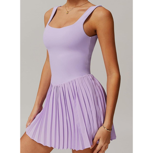 Bajo MOQ Paddle Tennis Dress Mejor calidad Ropa deportiva Transpirable Nueva llegada Uniforme de tenis para la venta - Product Image 5