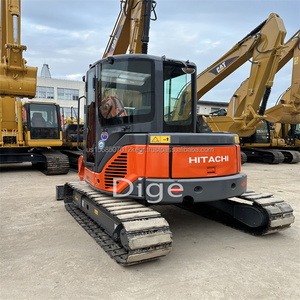 Excavatrice Hitachi ZX50 d'occasion, d'origine japonaise, 5 tonnes, excavatrice hydraulique sur chenilles, moteur, boîte de vitesses, pompe, roulement, rapport, stock - Product Image 5