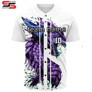 Camiseta de Béisbol con Bordado Personalizado para Jugadores y Uniformes de Equipo - Product Image 6