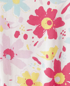 Vestido de Chifón sin Mangas con Estampado Floral para Niñas, Diseño ODM, Estilo Playero, Largo a Media Pantorrilla, Verano, Bonito, con Volantes, Tirantes Finos, Cuello Cuadrado, Transpirable - Product Image 4
