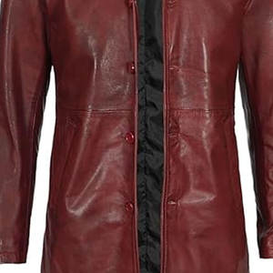 Abrigo de invierno de cuero hecho a medida a precios al por mayor abrigo de cuero cálido de invierno para hombre de la mejor calidad a la venta - Product Image 4