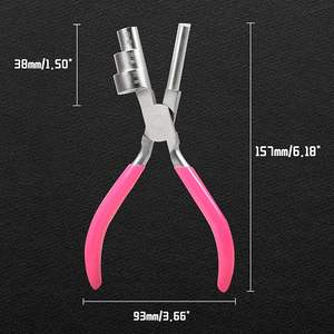 คีมทำห่วง 3 ขั้นตอน 3 in 1 เครื่องมือดัดลวดสำหรับทำเครื่องประดับ งานประดิษฐ์ลูกปัด DIY สำหรับมืออาชีพ - Product Image 2