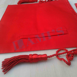 Tablier d'arche royale de grand prêtre à prix abordable Tablier d'insigne maçonnique de meilleure qualité avec pompon - Product Image 6