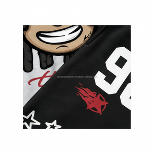 Mens Streetwear <b>T</b>-Shirt Jogger Set High Quality Cotton Eco-Friendly Lightweight Printed <b>Track</b> Pants Custom Cartoon Print 220/240 - Product Image 4