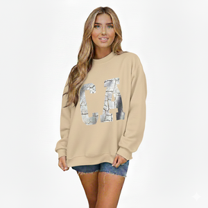 Stylish Oversized Women Mockneck Pullover Loose Sweatshirt Front Eco-Friendly Breathable Casual Winter Fashion <b>Top</b> for - Product Image 1