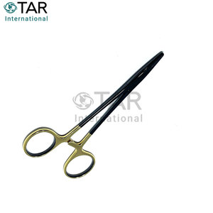 ที่จับเข็มเว็บสเตอร์คุณภาพสูง TC Forceps ขนาด 4.5 นิ้ว สีดำผสมทอง สำหรับผ่าตัด อุปกรณ์แพทย์ ห้องผ่าตัด - Product Image 2