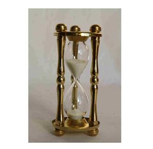 Gold Metal Hourglass Timer Detailed Desk Table Decor Decorative <b>Sand</b> Holder Accent <b>Art</b> Style Elegant Design Piece - Product Image 1