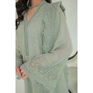 Conjunto de Traje de Chifón Bordado para Mujer SF-234 - Product Image 6