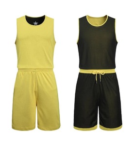 Maillot de basket-ball pour homme Combinaison de basket-ball double face Ensemble de sport en soie de glace T-shirt sans manches pour homme de course et de fitness - Product Image 6