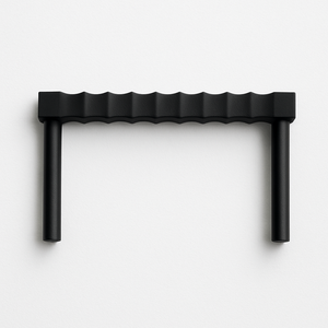 ตู้อลูมิเนียมแบบมีปุ่มจับลิ้นชักสีดำด้านอุปกรณ์ตู้เสื้อผ้าดีไซน์ทีบาร์ทันสมัยสำหรับตู้ครัว - Product Image 6