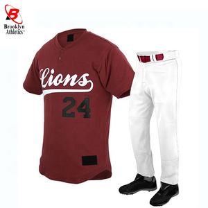 Ensembles de vêtements de sport de basket-ball sublimés personnalisables uniformes respirants avec affichage du nom de l'équipe pour le baseball et le softball - Product Image 4