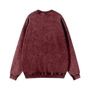 T-shirt à manches longues en coton 100% vintage, lavage à l'acide, logo personnalisé, meilleure qualité, t-shirt à manches longues pour homme, lavage à l'acide - Product Image 5