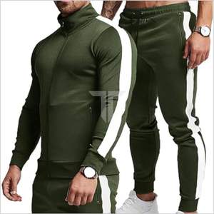 Survêtements unisexes pour hommes, décontractés, athlétiques, de course à pied, écologiques, 100% coton, imprimés, avec cordon de serrage, ensembles de jogging 2 pièces, poches - Product Image 2