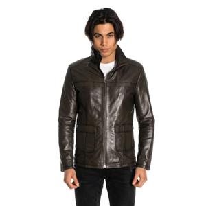 Cappotto da uomo in vera pelle