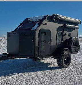 Découvrez notre petite caravane de camping, mini caravane de voyage, caravane en forme de larme, camping-car à vendre maintenant en stock, prête à être expédiée. Découvrez notre petite caravane. - Product Image 1