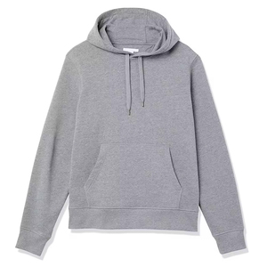 Sweat à capuche pour homme, couleur unie, grande taille, vêtements d'hiver chauds, impression de logo personnalisée, léger, OEM ODM 2026, coupe classique - Product Image 6