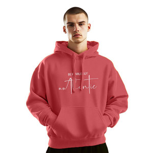 Sudadera con capucha de mezcla de algodón de gran tamaño para hombre al por mayor con capucha de cordón estilo callejero Sudadera con capucha de gran tamaño para hombre con estilo - Product Image 1