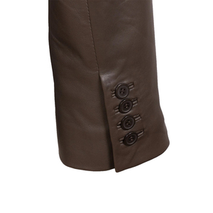 Chaqueta de Motociclista para Hombre, de Alta Calidad, Personalizada, de Cuero Vacuno Genuino, con Cierre de Cremallera, Ropa de Moda para Exteriores, Transpirable, de Algodón, para Otoño - Product Image 5