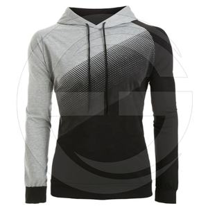 Sudadera con capucha de lunares para Hombre, manga raglán empalmada, a la venta - Product Image 2