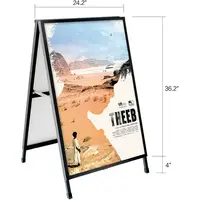 Floor Poster Display Rack +Poster Bin Storage