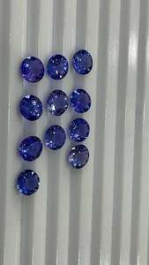 เครื่องตัดทรงกลม Tanzanites แบบตัดได้ทุกขนาดทำด้วยมือ - Product Image 4