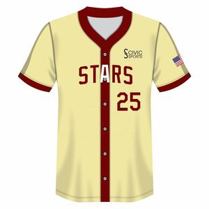 Camisetas de béisbol para mujer con logotipo personalizado, camiseta de equipo profesional de alta calidad con impresión por sublimación - Product Image 5