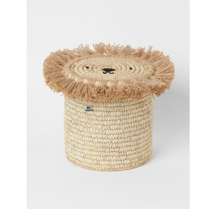 Cesta de jacinto de agua Adornos tejidos a mano Juguetes decorativos Almacenamiento de escritorio Accesorios de fotografía Decoración de la habitación - Product Image 3