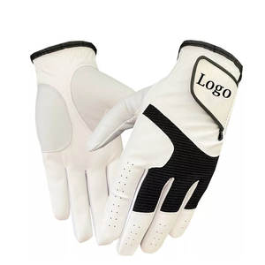 OEM Service Unisex 100% de calidad superior de piel de oveja real de cuero de los hombres de varios colores de elección guantes de golf con el logotipo - Product Image 2