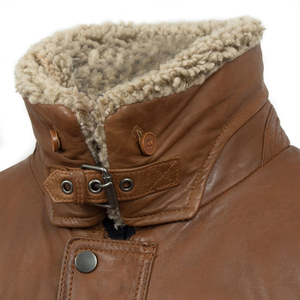 Produits d'hiver 2025 Veste en cuir véritable pour homme en cuir de vache original Conception personnalisée Meilleur prix Manteau respirant Fabriqué au Pakistan - Product Image 3