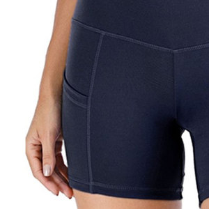 กางเกงขาสั้นเอวสูงระบายอากาศไร้รอยต่อสำหรับผู้หญิงขายส่ง - Product Image 6