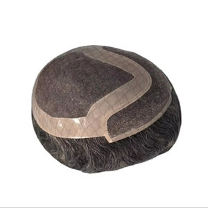 Peluca de Cabello Humano Taz Hair BD, Ondulado, Prótesis Capilar, 100% Cabello Remy Chino, con Frente de Encaje y Base Mono - Product Image 5