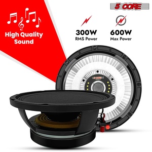 ลำโพงซับวูฟเฟอร์ 5 คอร์ 10 นิ้ว 600 วัตต์ RMS 4 โอห์ม ฟูลเรนจ์ สำหรับเปลี่ยน (ทดสอบแล้ว) - Product Image 2