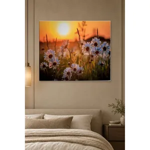 ภาพพิมพ์บนผ้าใบ ฟิดา เดซี่ ฟิลด์ ที่ซันเซ็ต - Product Image 2