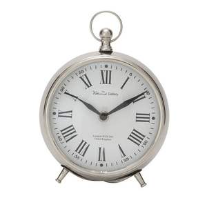 Handmade Aluminum Table <b>Clock</b> Indian Manufacturer and Exporter Shiny Polish Finish <b>Large</b> Numbers Brass Material - Product Image 2