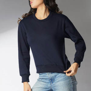 Ropa de calle Artículo informal Nueva sudadera de mujer Algodón puro Poliéster Hecho Moda Look Sudadera de mujer - Product Image 2