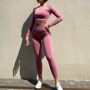 Conjunto de yoga para mujer hecho a medida conjunto de yoga para mujer recién llegado conjunto de yoga para mujer de alta calidad - Product Image 2