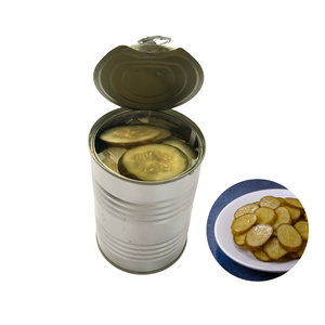 INTERNATIONAL Premium Export Standard Hot Deal CANNED CUCUMBER SLICES With Different Sizes - Product Image 1