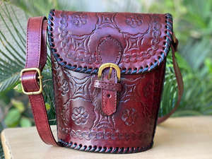 Women <b>Unique</b> Bag Handmade Buffalo Leather Sling Bag <b>Handbag</b> Shoulder Bag - Product Image 4