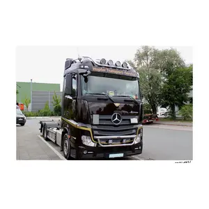 Mercedes truk lori camion truk mobil trailer kargo kendaraan transport RC kontainer kargo dilepas truk logging mainan