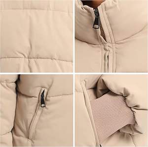 Chaqueta Parka Acolchada de Diseño Moderno 2026, Calidad Premium, Lona Recubierta Impermeable y Transpirable, Cierre de Cremallera y Botones, Interior Delantero - Product Image 3