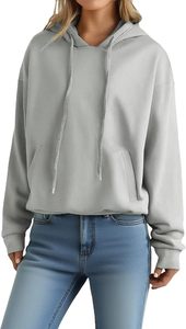 Vente en gros de sweats à capuche surdimensionnés en molleton épais personnalisés, broderie, impression en relief, streetwear pour hommes et femmes - Product Image 6
