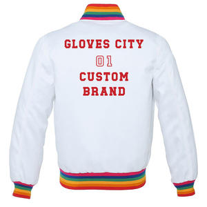 Veste d'hiver matelassée pour hommes grande taille, vente en gros, manches longues, personnalisable, polyester respirant, bomber satiné, col montant - Product Image 3