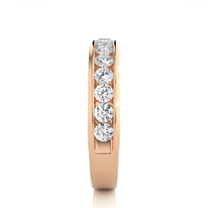 Anillo de Compromiso de Estilo Clásico con Diamante Cultivado en Laboratorio, Corte Brillante Redondo, Certificado IGI, 0.92ct, Oro Rosa de 14K, Joyería Fina para Mujer - Product Image 5