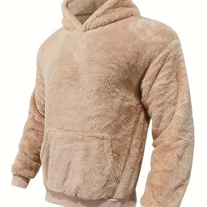Sudadera con capucha y logotipo personalizado de alta calidad para hombre, Sudadera con capucha lisa de poliéster y tejido polar en blanco, sudadera cómoda con capucha en relieve para hombre - Product Image 1