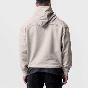 Nouveau design de sweat à capuche lourd pour hommes vintage unisexe avec logo brodé personnalisé - Product Image 3